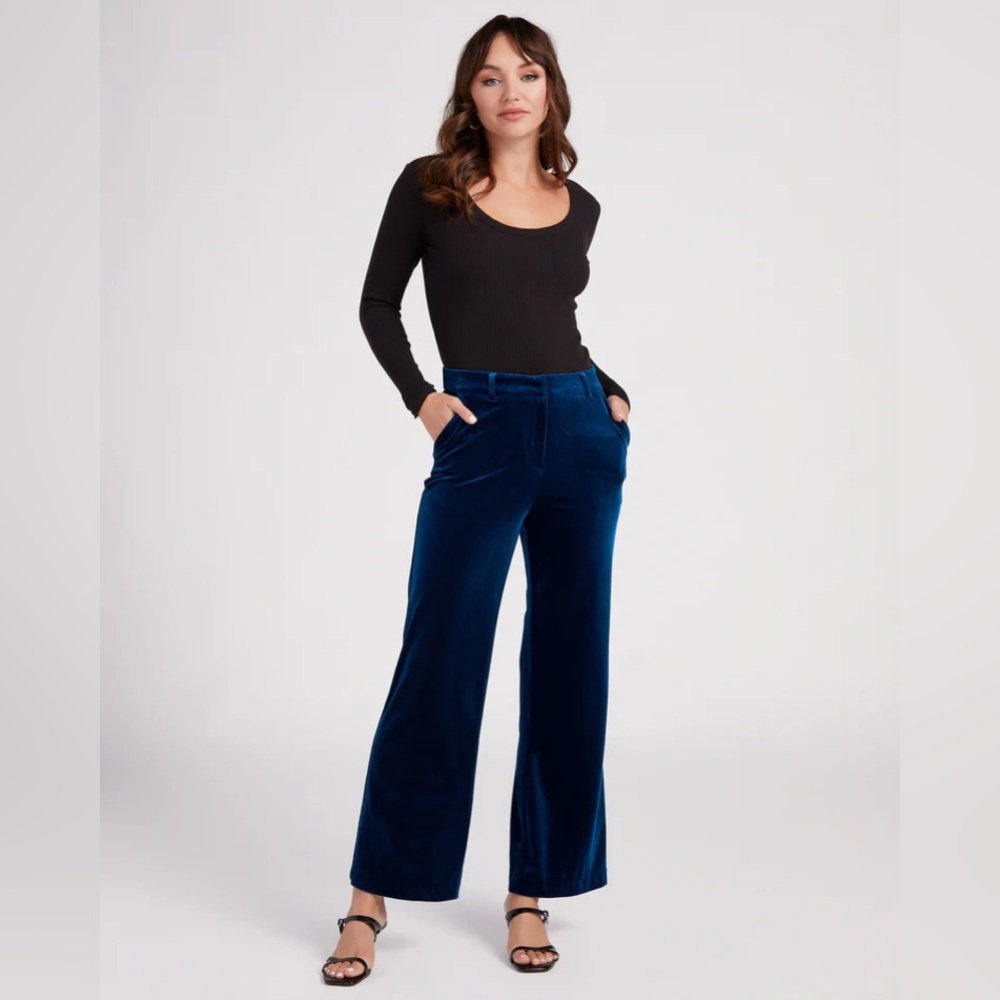 Velvet trouser pants